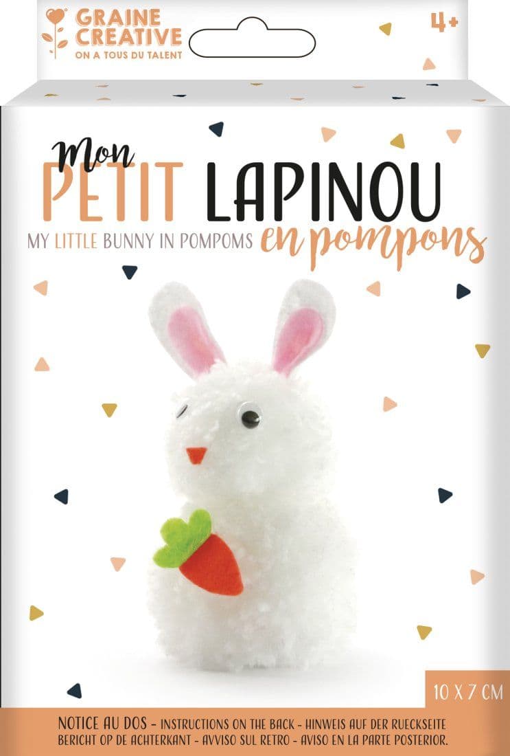 KIT pompon lapin - DIY - Au temps libre Blagnac